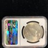 1934 D  Silver Peace Dollar - MS 62 NGC