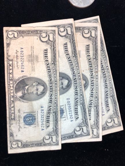 1953 Silver Certificate $5 VG+