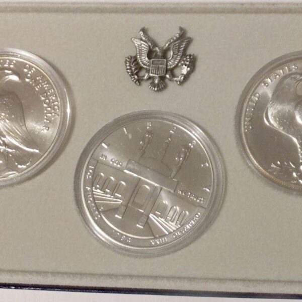 1984 Olympic Uncirculated Commemorative 3 Coin Set