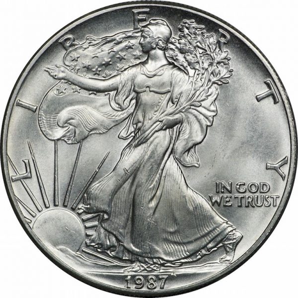 1987 Uncirculated Silver Eagle