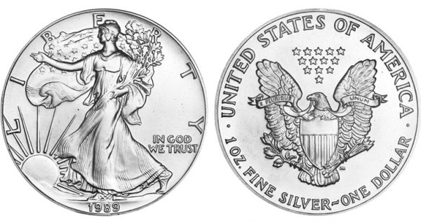 1989 Uncirculated Silver Eagle