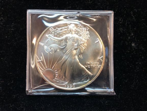 1990 Uncirculated Silver Eagle