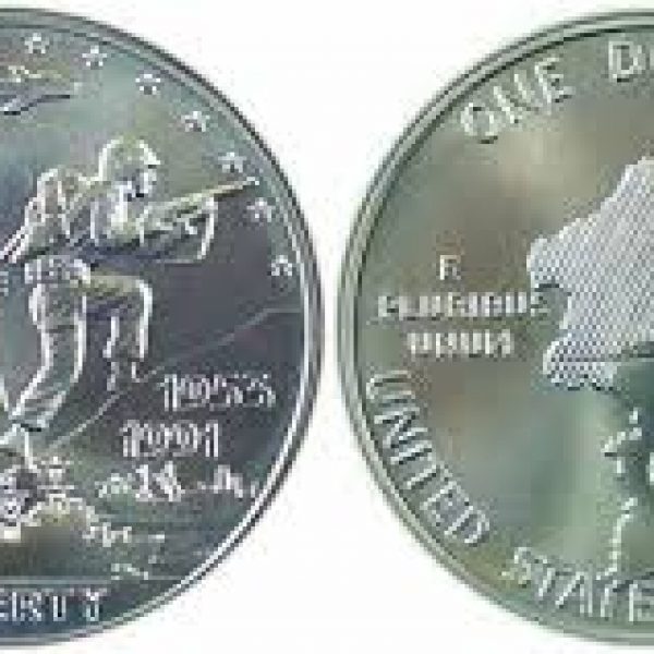 1991 Korea Uncirculated Commemorative Silver Dollar 