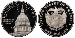 1994 Capitol Proof Commemorative Silver Dollar