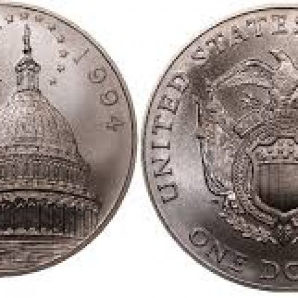 1994 Capitol Uncirculated Commemorative Silver Dollar 
