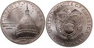 1994 Capitol Uncirculated Commemorative Silver Dollar