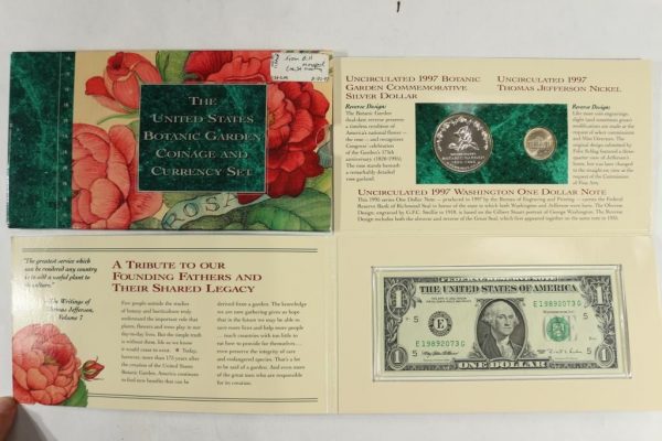 1997 Botanical Garden Uncirculated Coinage and Currency Set