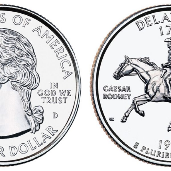 1999 Delaware State Single Quarter Denver Mint!