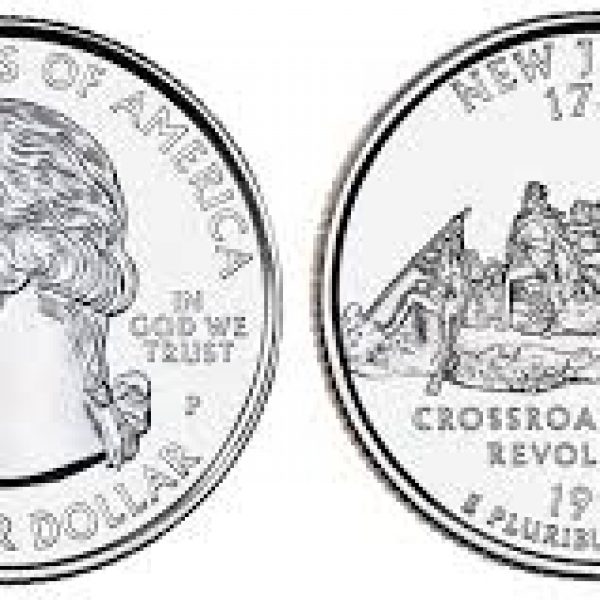 1999 New Jersey State Single Quarter Philadelphia Mint!