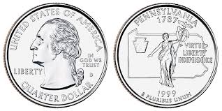 1999 Pennsylvania State Single Quarter Denver Mint!