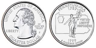 1999 Pennsylvania State Single Quarter Philadelphia Mint!