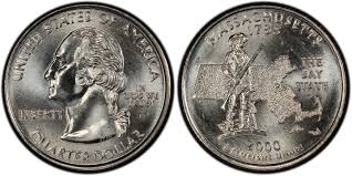 2000 Massachusetts State Quarter Roll Denver Mint!