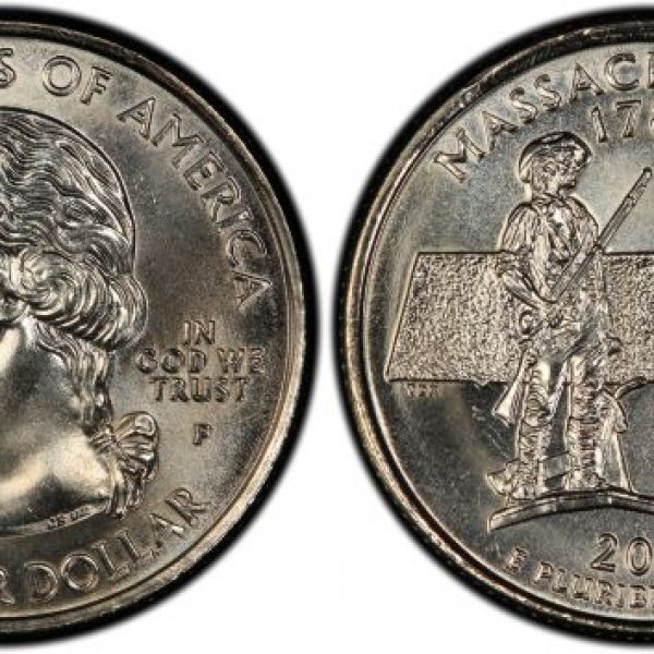 2000 Massachusetts State Single Quarter Philadelphia Mint!