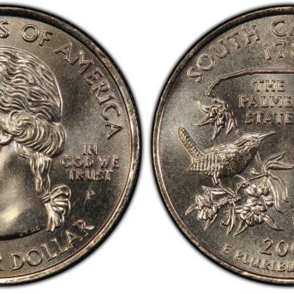 2000 South Carolina State Quarter Roll Philadelphia Mint!