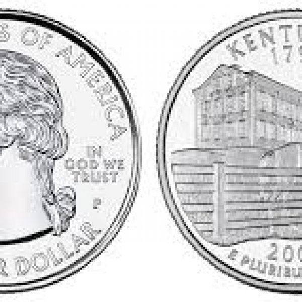 2001 Kentucky State Quarter Roll Philadelphia Mint!