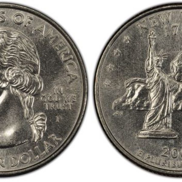2001 New York State Quarter Roll Philadelphia Mint!