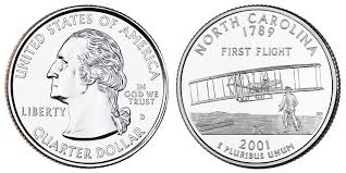 2001 North Carolina State Quarter Roll Denver Mint!