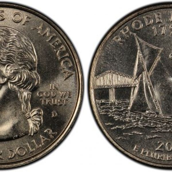 2001 Rhode Island State Single Quarter Denver Mint!