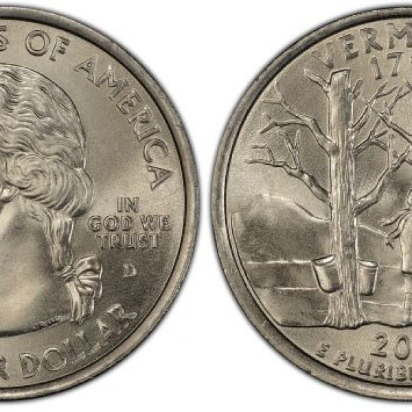 2001 Vermont State Single Quarter Denver Mint!