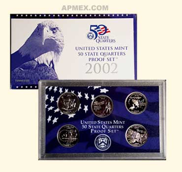2002 Quarters Proof Set - Steinmetz Coins & Currency