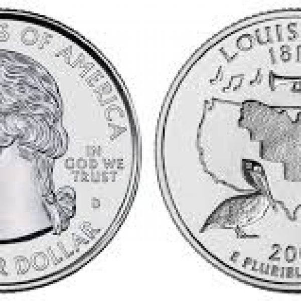 2002 Louisiana State Single Quarter Denver Mint!