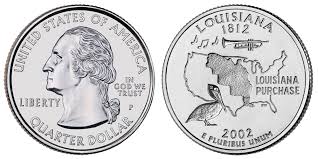 2002 Louisiana State Quarter Roll Philadelphia Mint!