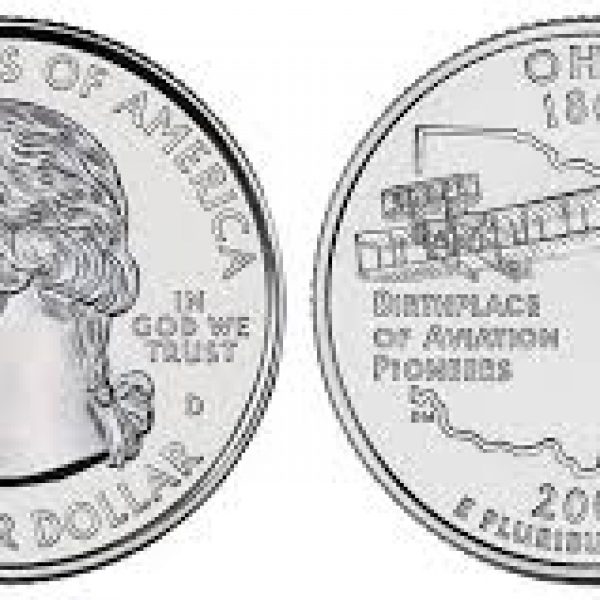 2002 Ohio State Quarter Roll Denver Mint!