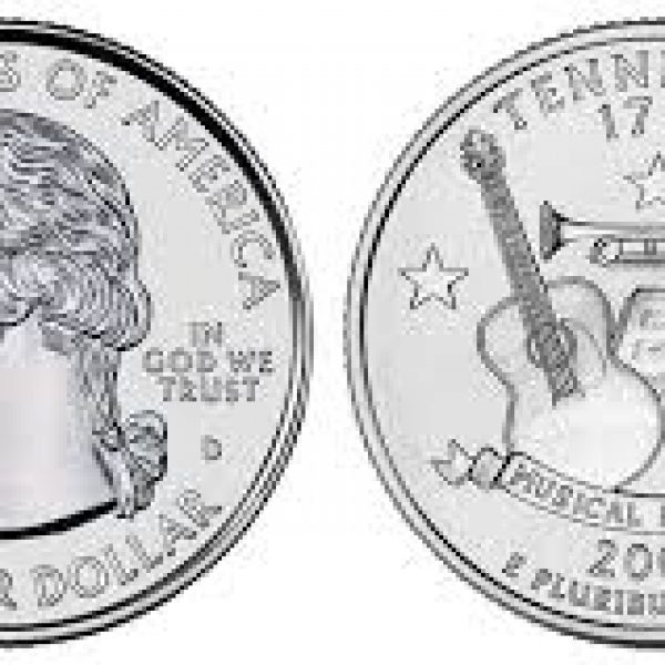 2002 Tennessee State Single Quarter Denver Mint!