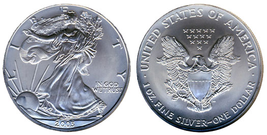 2003 Uncirculated Silver Eagle