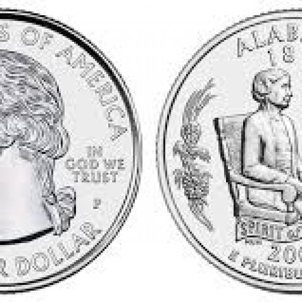 2003 Alabama State Quarter Roll Philadelphia Mint!