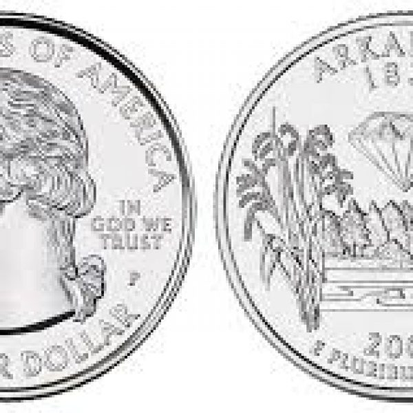 2003 Arkansas State Quarter Roll Philadelphia Mint!