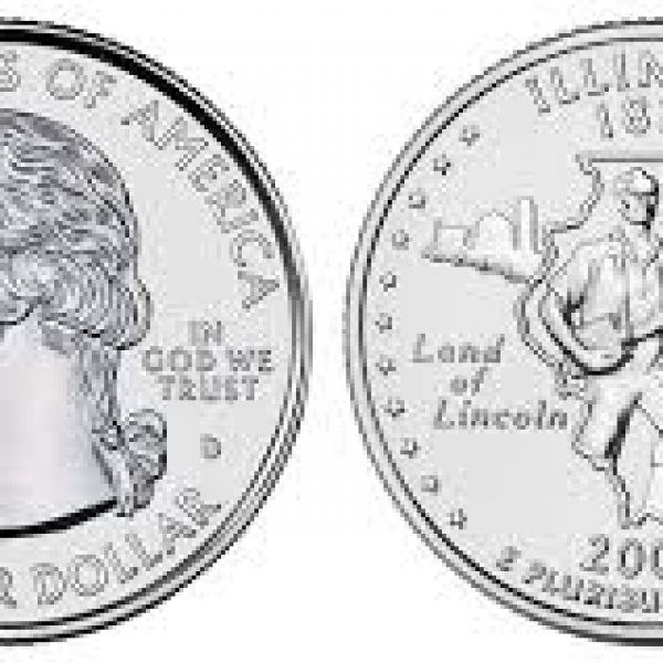 2003 Illinois State Quarter Roll Denver Mint!
