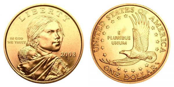 2003 Sacajawea Denver Dollar Roll