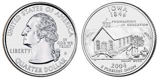 2004 Iowa State Single Quarter Denver Mint!