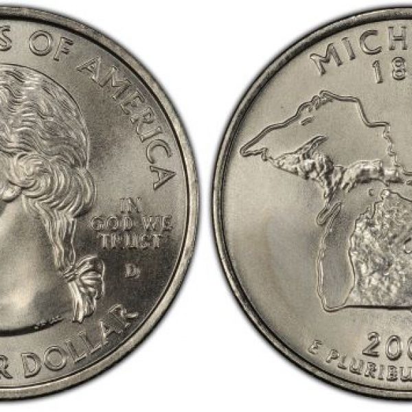 2004 Michigan State Quarter Roll Denver Mint!