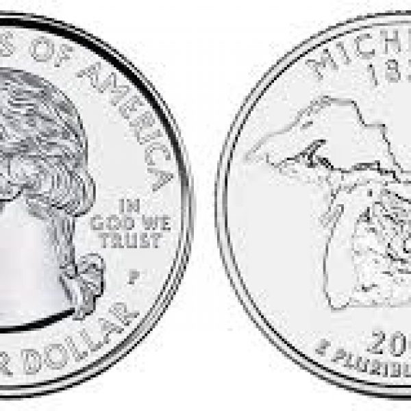2004 Michigan State Single Quarter Philadelphia Mint!