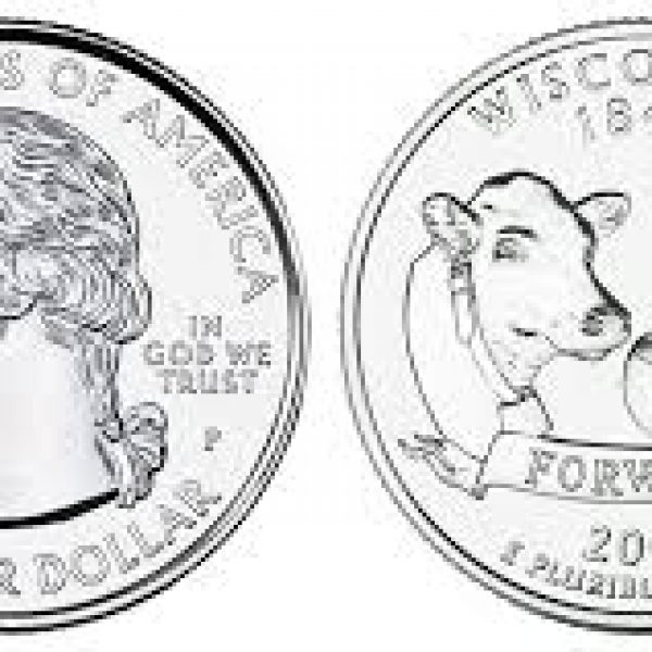 2004 Wisconsin State Single Quarter Philadelphia Mint!
