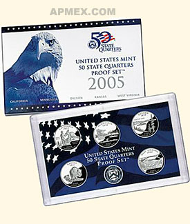 2005 Quarters Proof Set - Steinmetz Coins & Currency