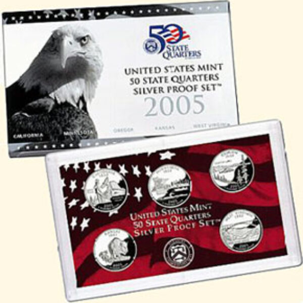 2005 Silver Quarters Proof Set