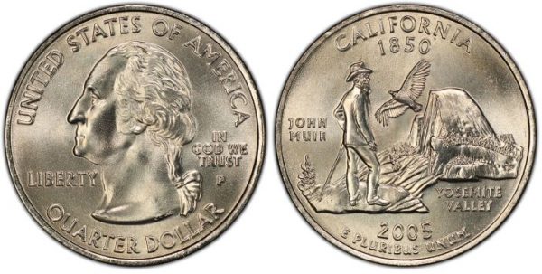 2005 California State Quarter Roll Philadelphia Mint!