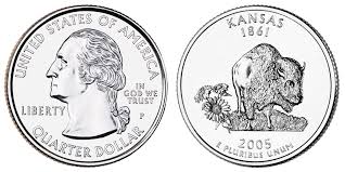2005 Kansas State Quarter Roll Philadelphia Mint!
