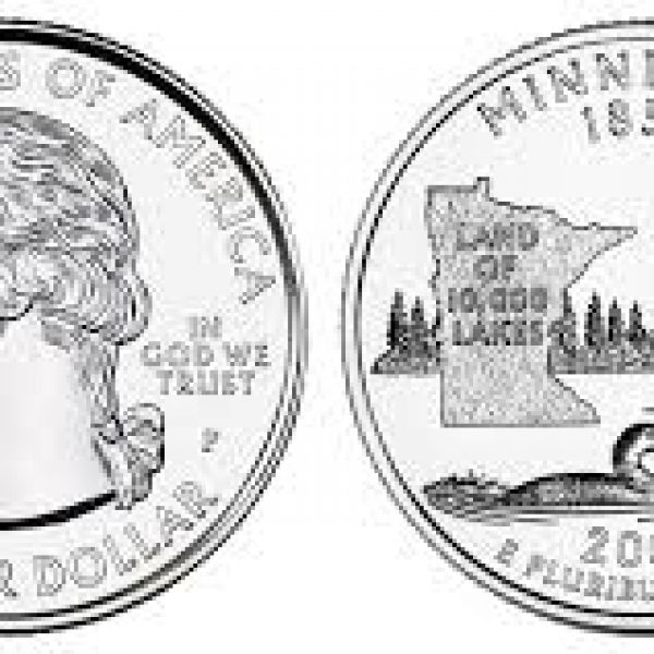 2005 Minnesota State Single Quarter Philadelphia Mint!