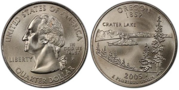 2005 Oregon State Quarter Roll Philadelphia Mint!