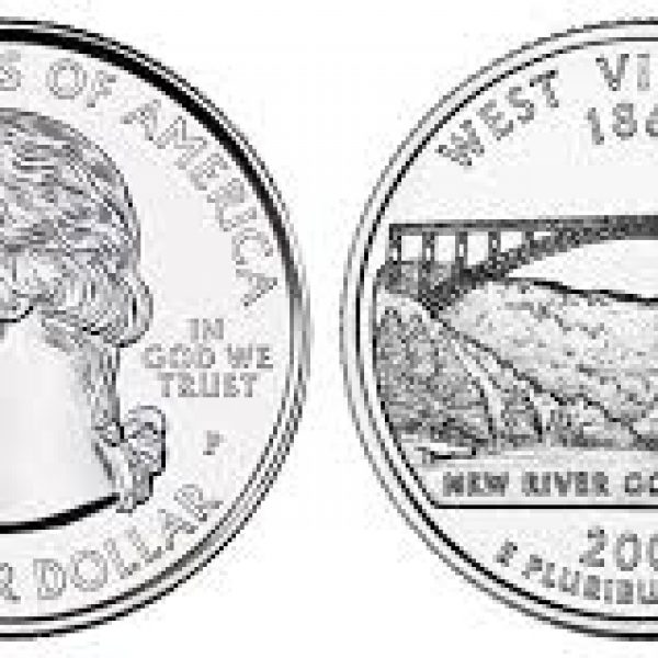2005 West Virginia State Single Quarter Philadelphia Mint!
