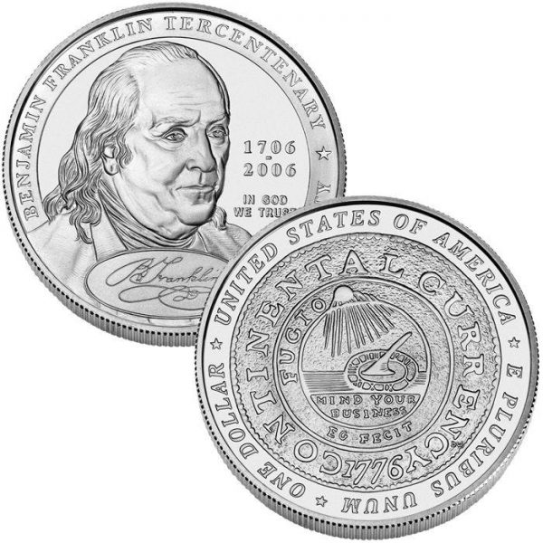2006 Benjamin Franklin Founding Father Uncirculated Commemorative