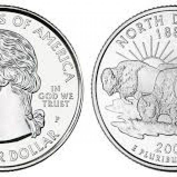 2006 North Dakota State Quarter Roll Philadelphia Mint!