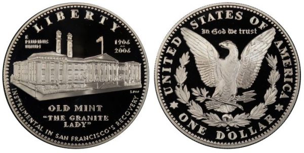 2006 San Francisco Old Mint Proof Commemorative Silver Dollar