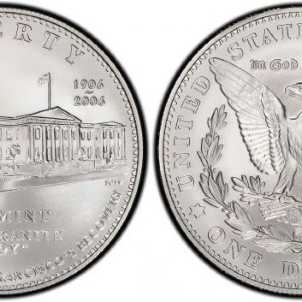 2006 San Francisco Old Mint Uncirculated Commemorative Silver Dollar 