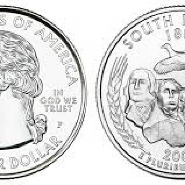 2006 South Dakota State Quarter Roll Denver Mint!