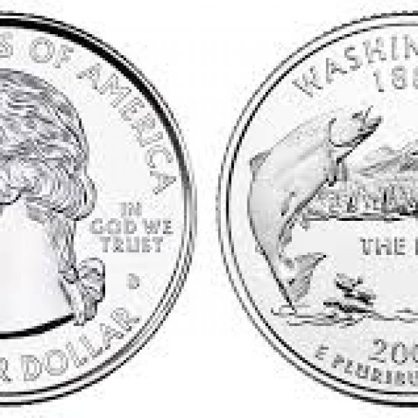 2007 Washington State Quarter Roll Denver Mint!